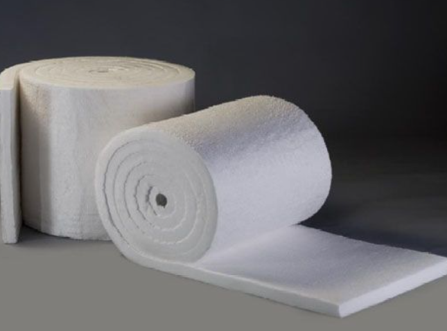 Fire resistant fiber blanket